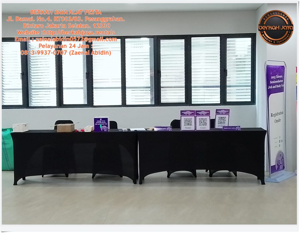 Rental Meja IBM Cover Dan HPL Di Area Jakarta Selatan