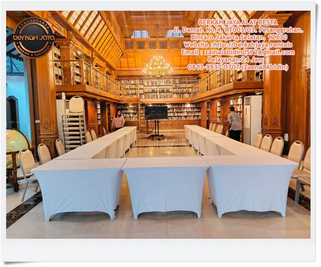 Rental Meja IBM Cover Dan HPL Di Area Jakarta Selatan