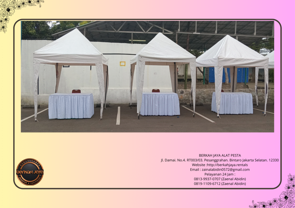 Jasa Rental Tenda Plafon Dan Tenda Bazar 2x2m Jakarta